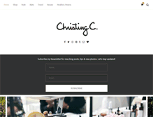 Tablet Screenshot of christingc.com